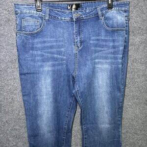 Women's Lucky & Blessed L&B Jeans Flare Bell Bottom Size 22